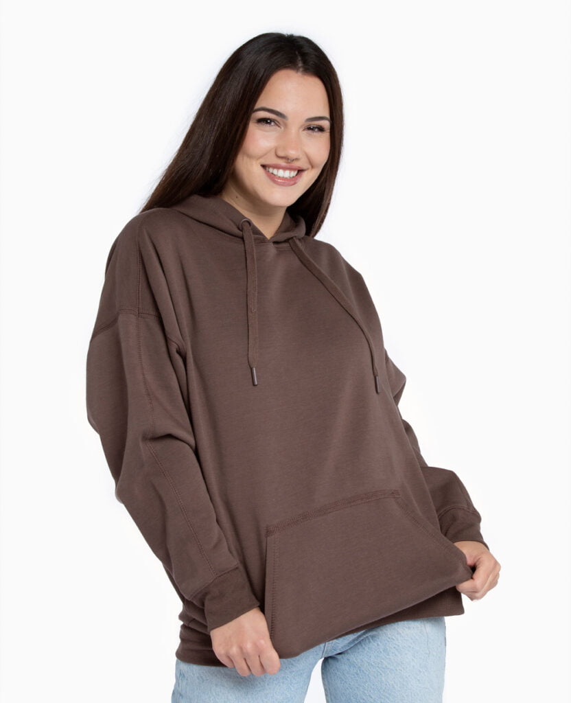 Classic Fleece Pure Organic Cotton Hoodie Sweatshirt