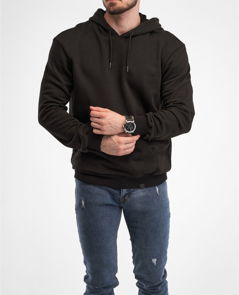 Classic French Terry Cotton Hoodie Sweatshirt