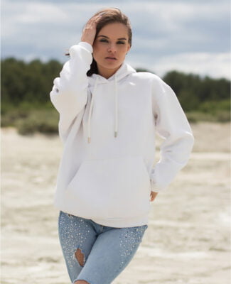 Classic French Terry Pure Organic Cotton Hoodie Sweatshirt