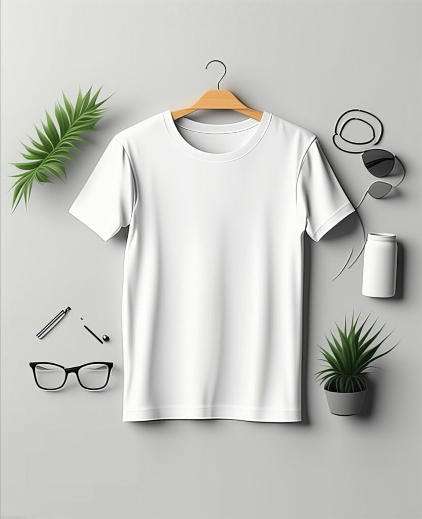 white classic t-shirt