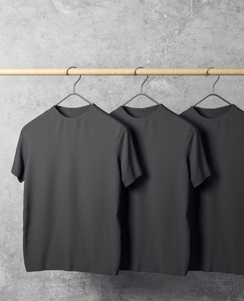 black classic interlock t-shirts