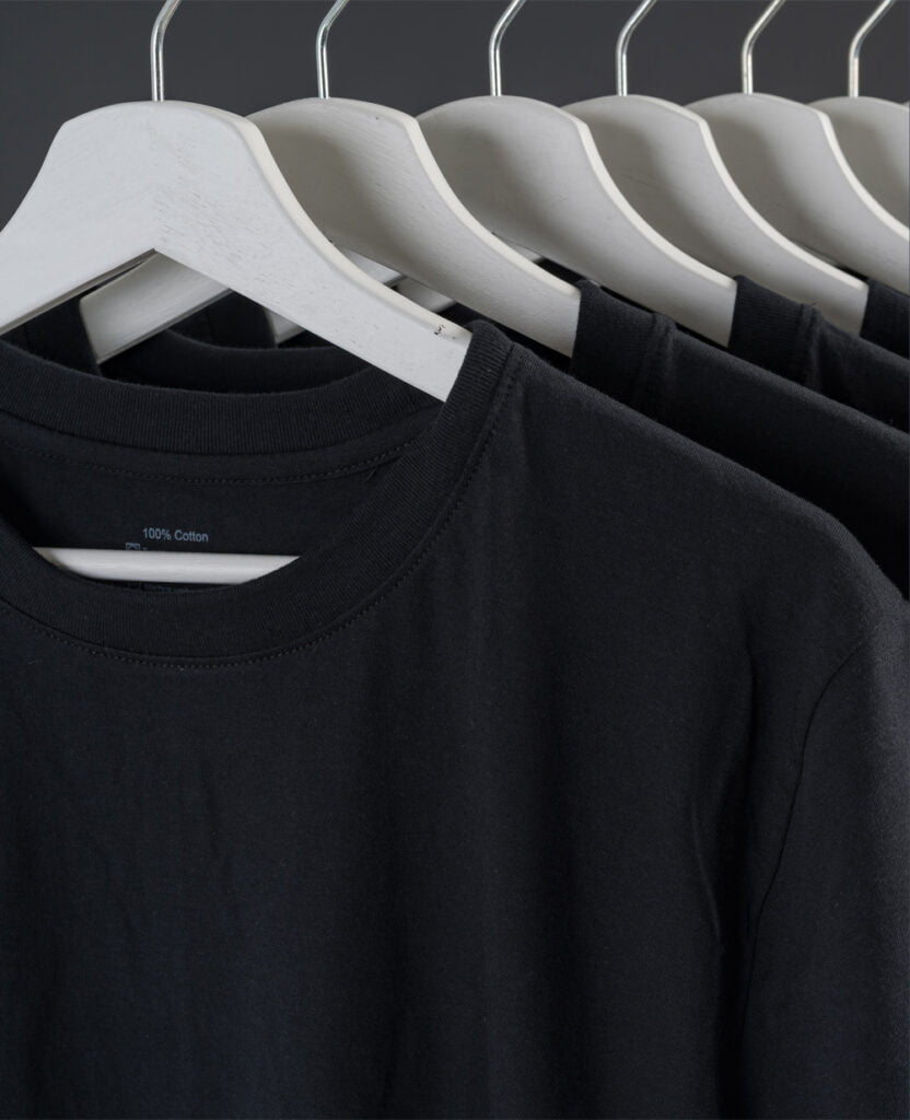 black classic organic cotton t-shirt