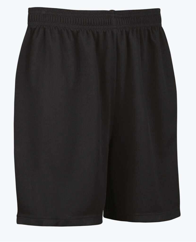 black classic men's cotton shorts