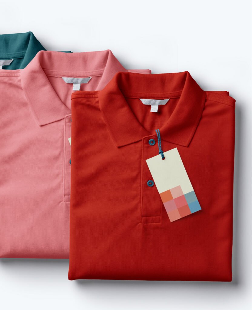 multicoloured classic cotton polo heavy t-shirts