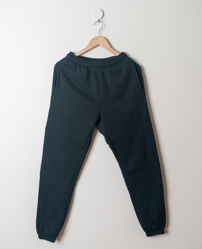 black classic men's fleece joggers