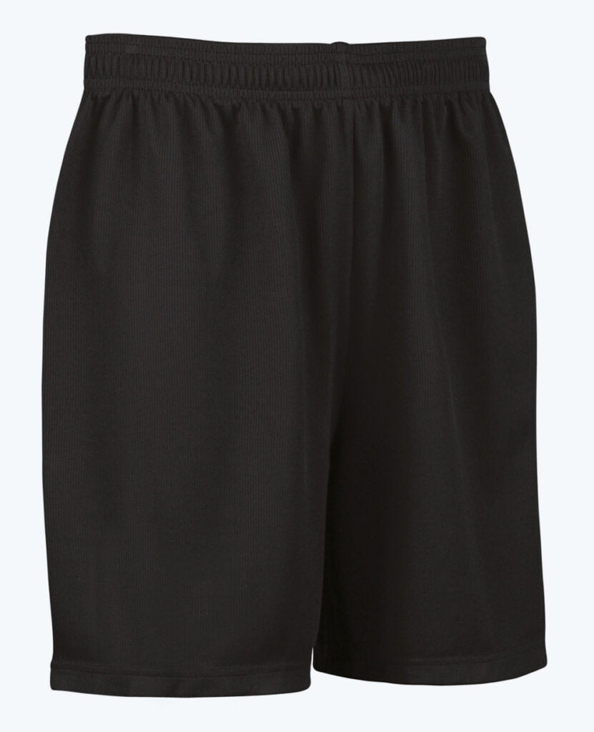 black classic men's french terry cotton shorts